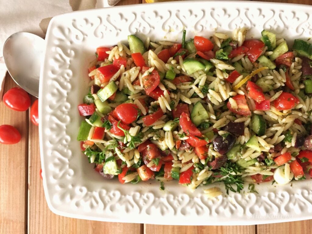 Greek pasta salad