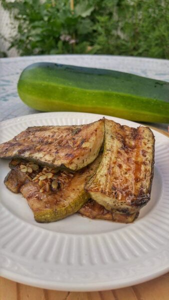 Grilled zucchini