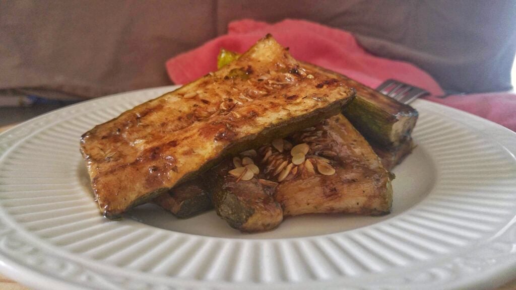 Grilled zucchini