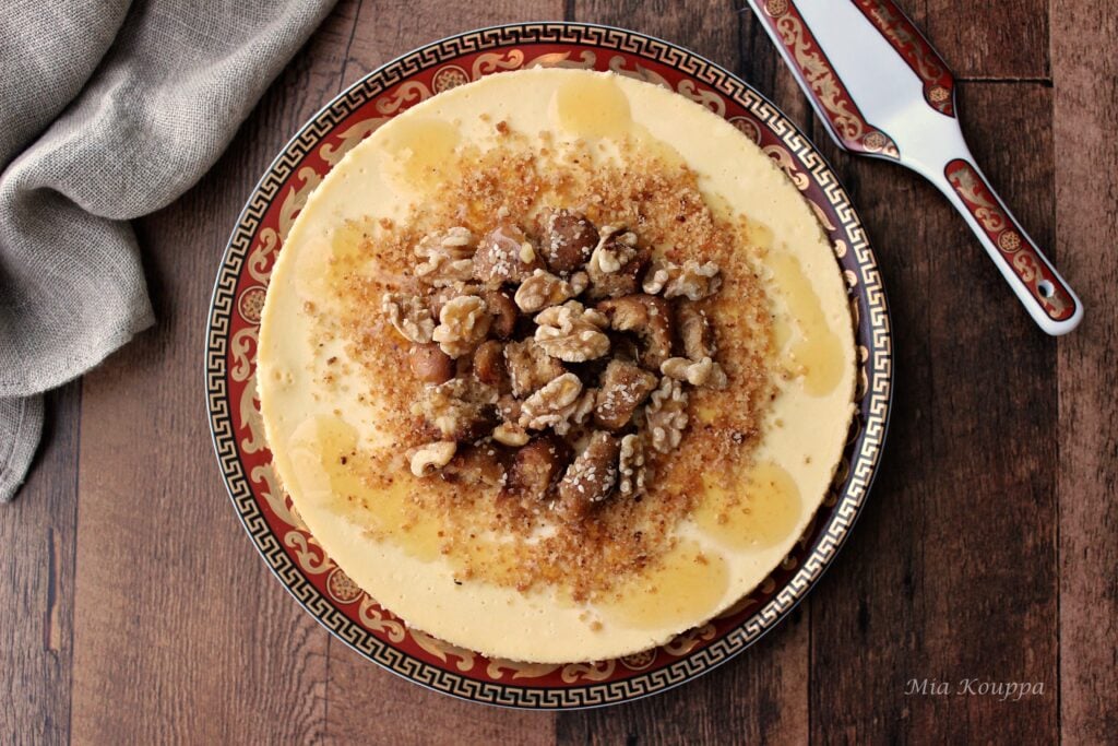 Melomakarona cheesecake (Μελομακάρονα τσιζκέικ)