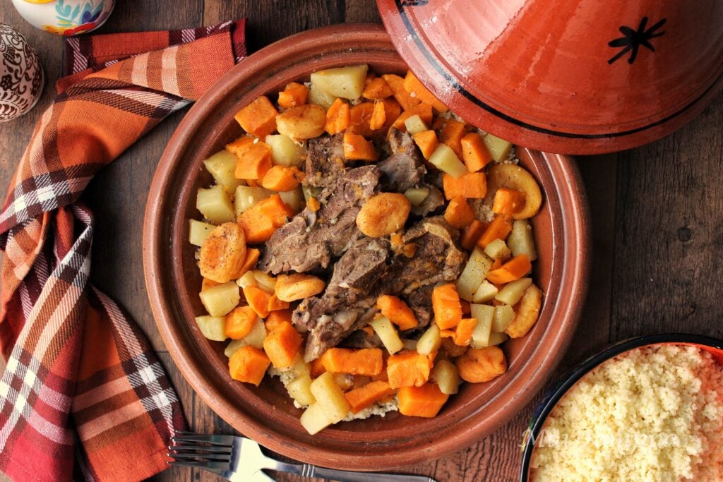 Lamb tagine with couscous