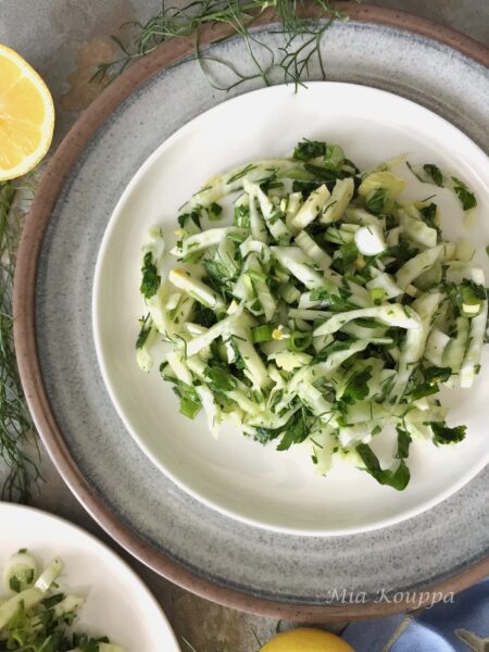 Fennel salad (Σαλάτα με μάραθο)