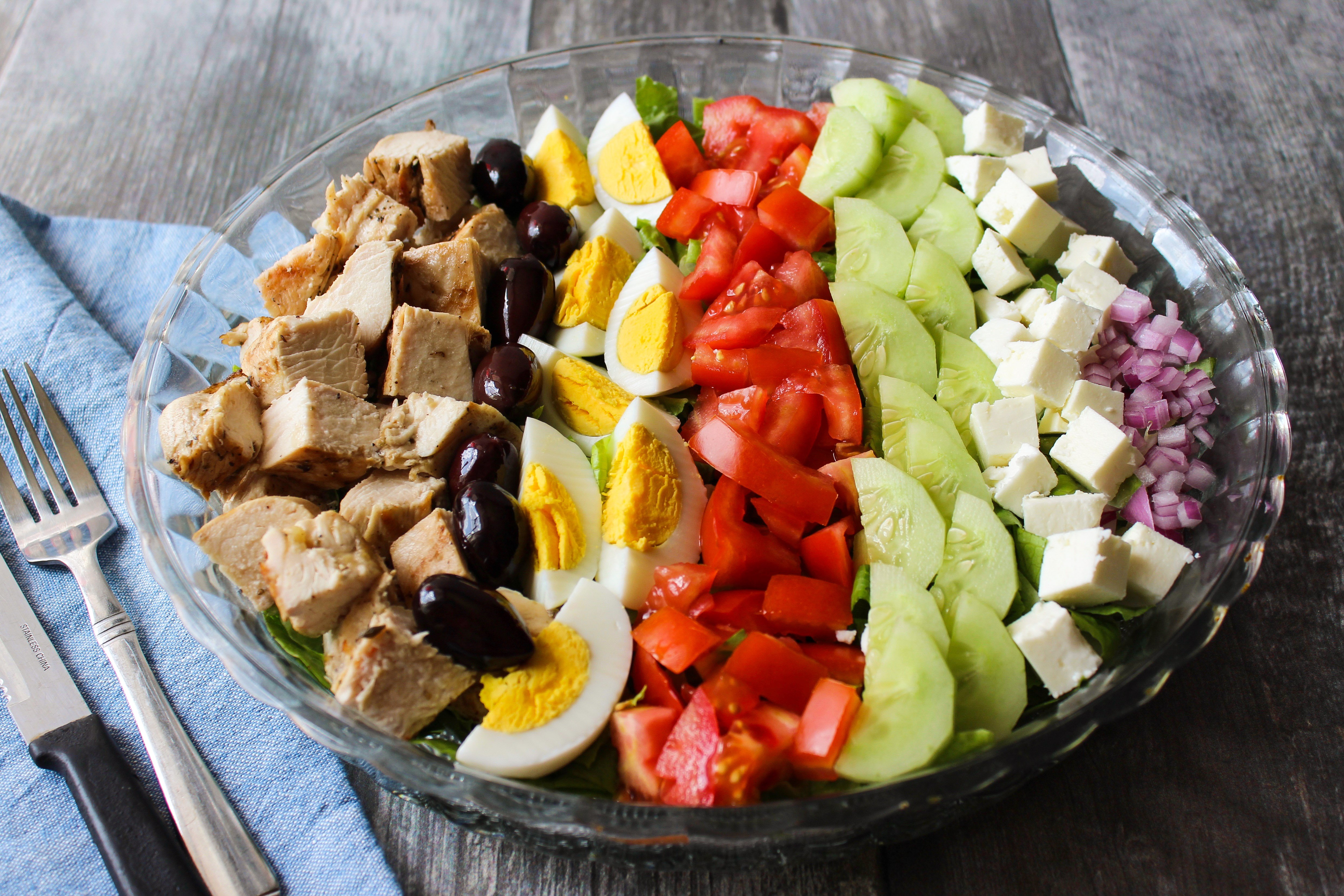Greek-style Cobb salad