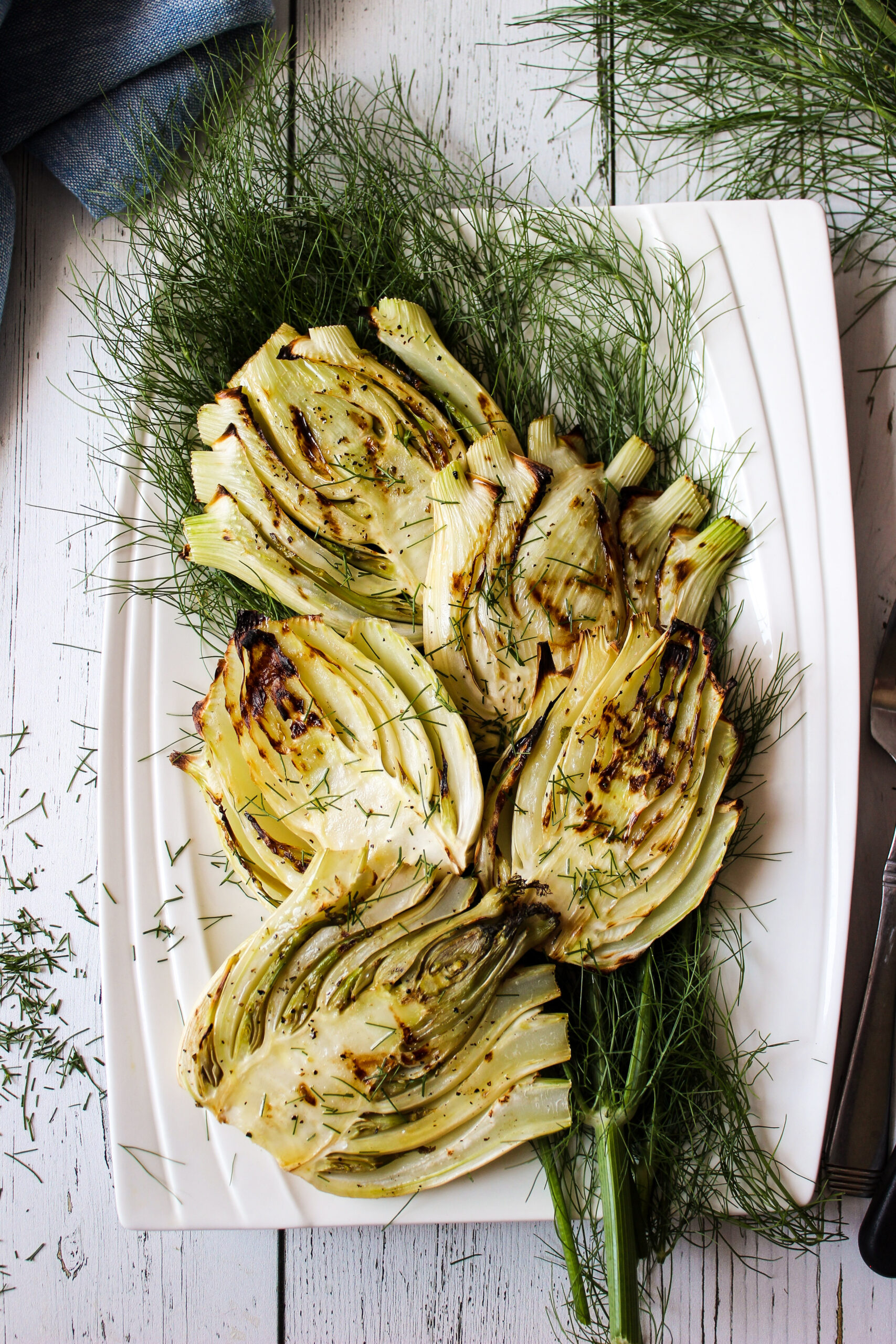 Grilled fennel (Μάραθο στην σχάρα) Mia Kouppa