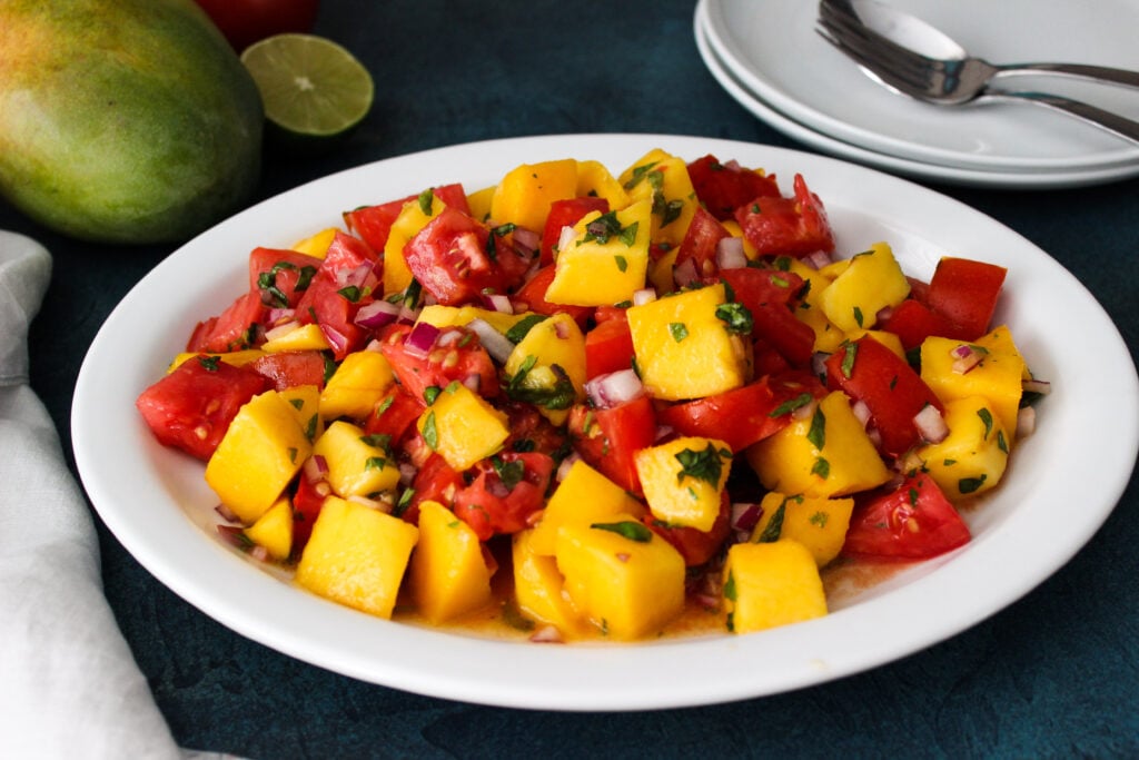 Tomato and Mango salad