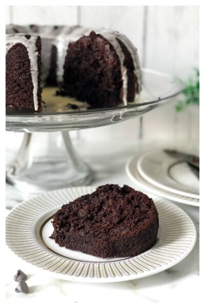 Double chocolate zucchini cake