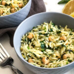 Herbed orzo with chickpeas
