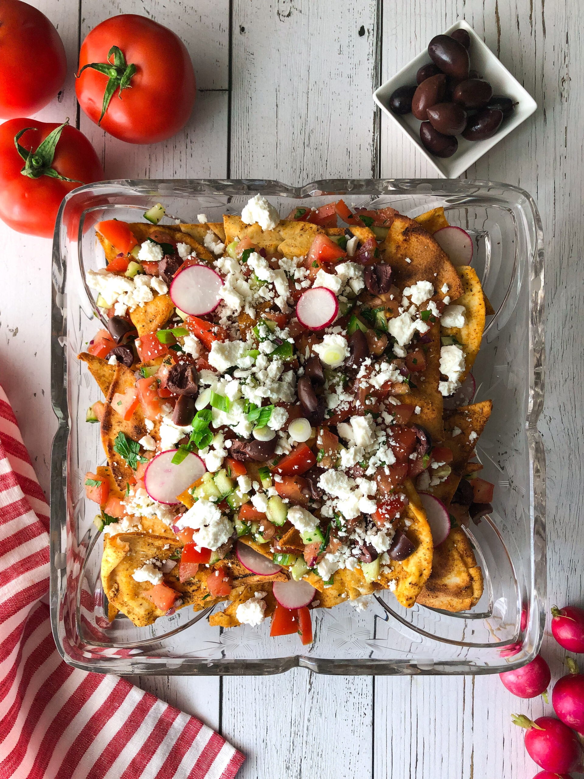Greek nachos