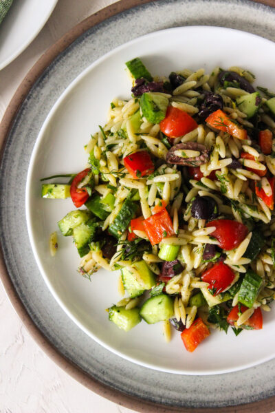 Greek pasta salad