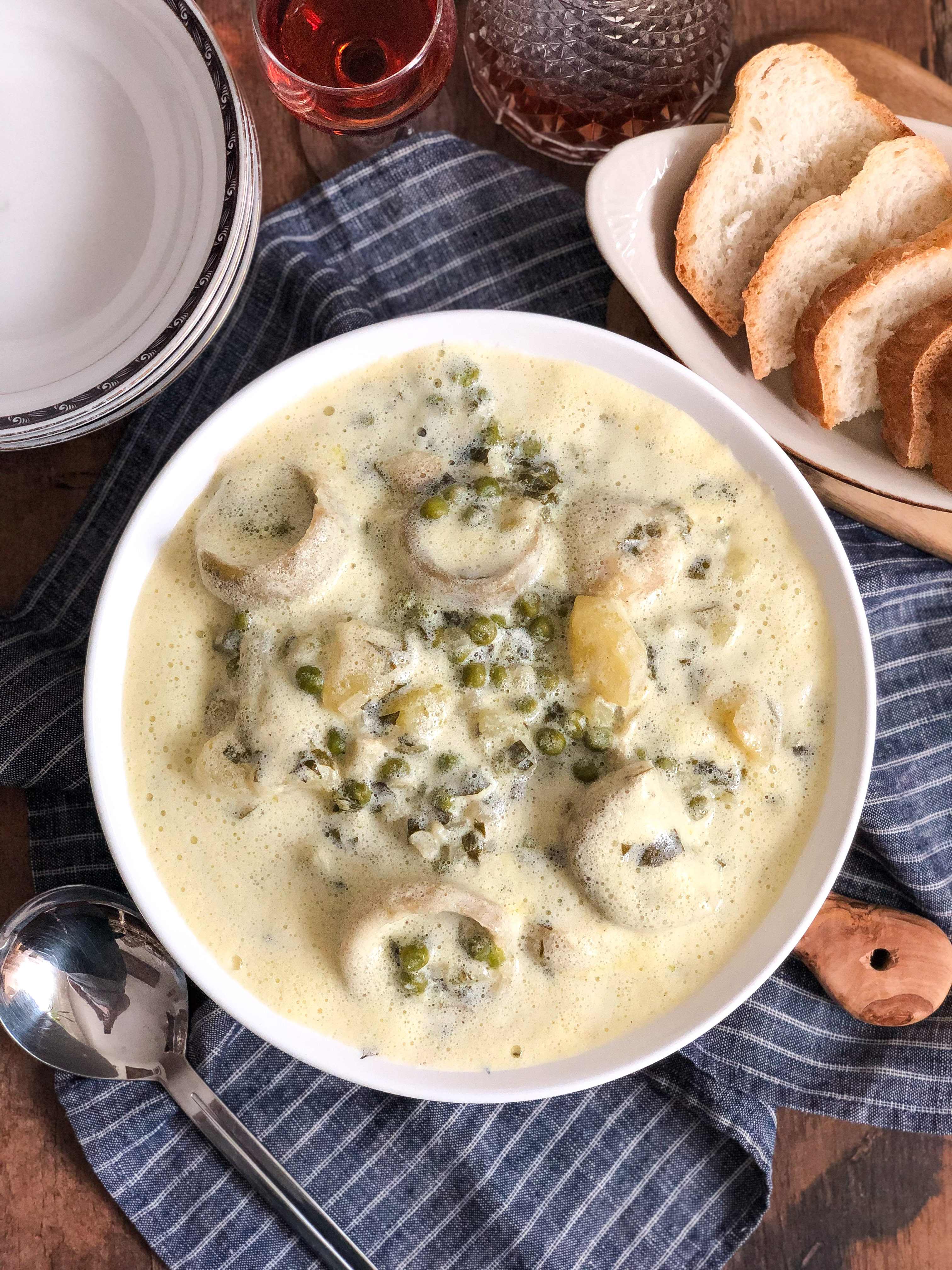 Artichokes and peas in an egglemon sauce Taking the guesswork out of