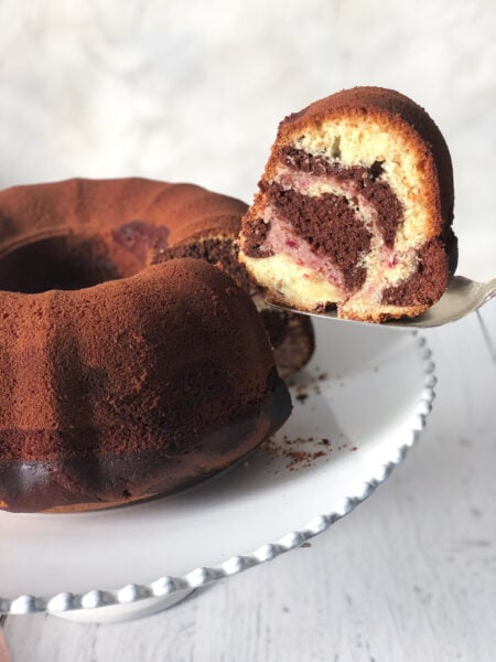Neopolitan marble cake