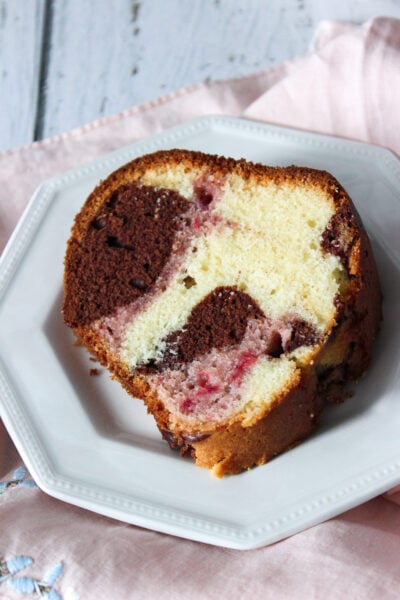 Neopolitan marble cake