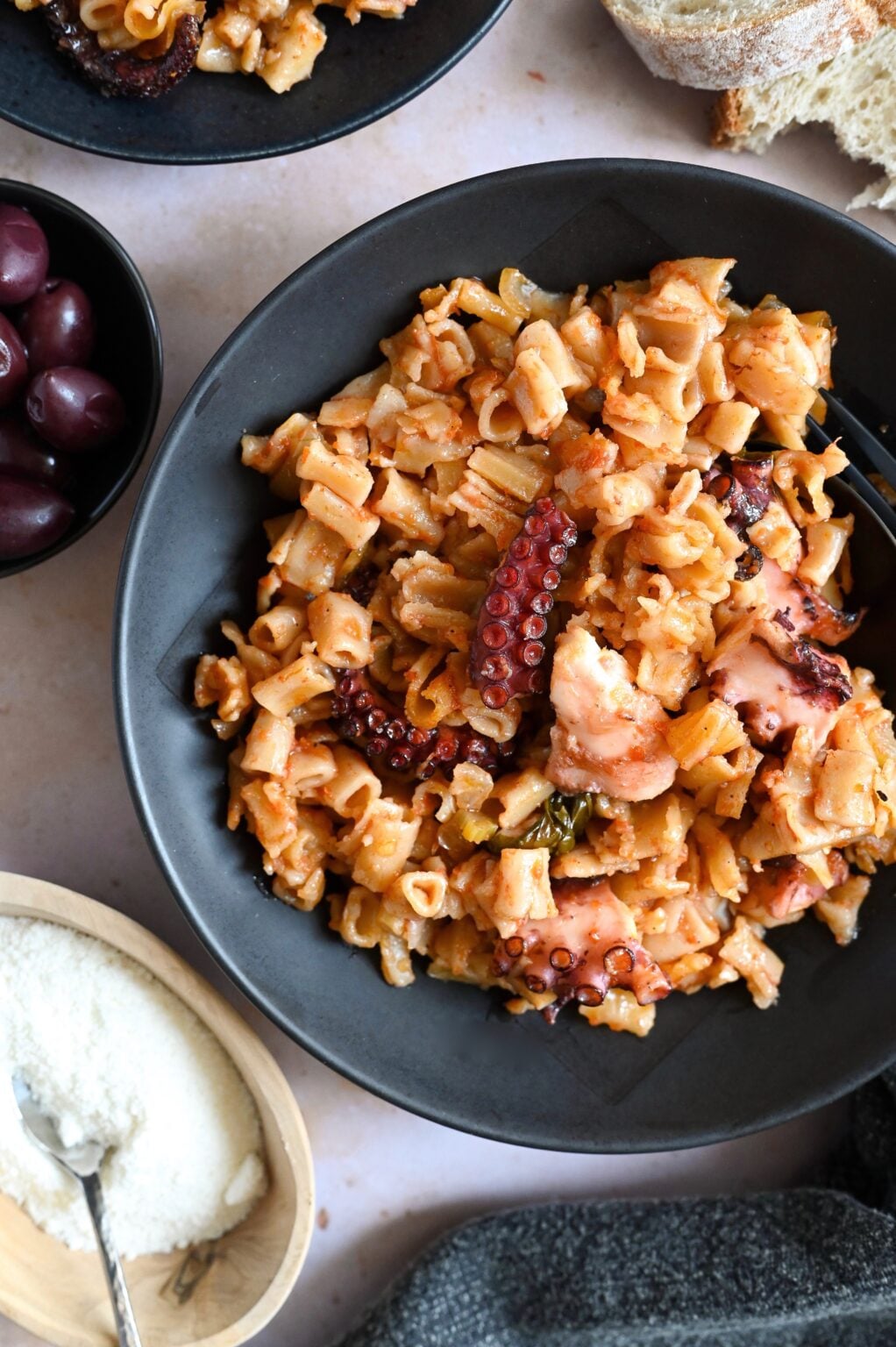 Octopus and pasta | Mia Kouppa