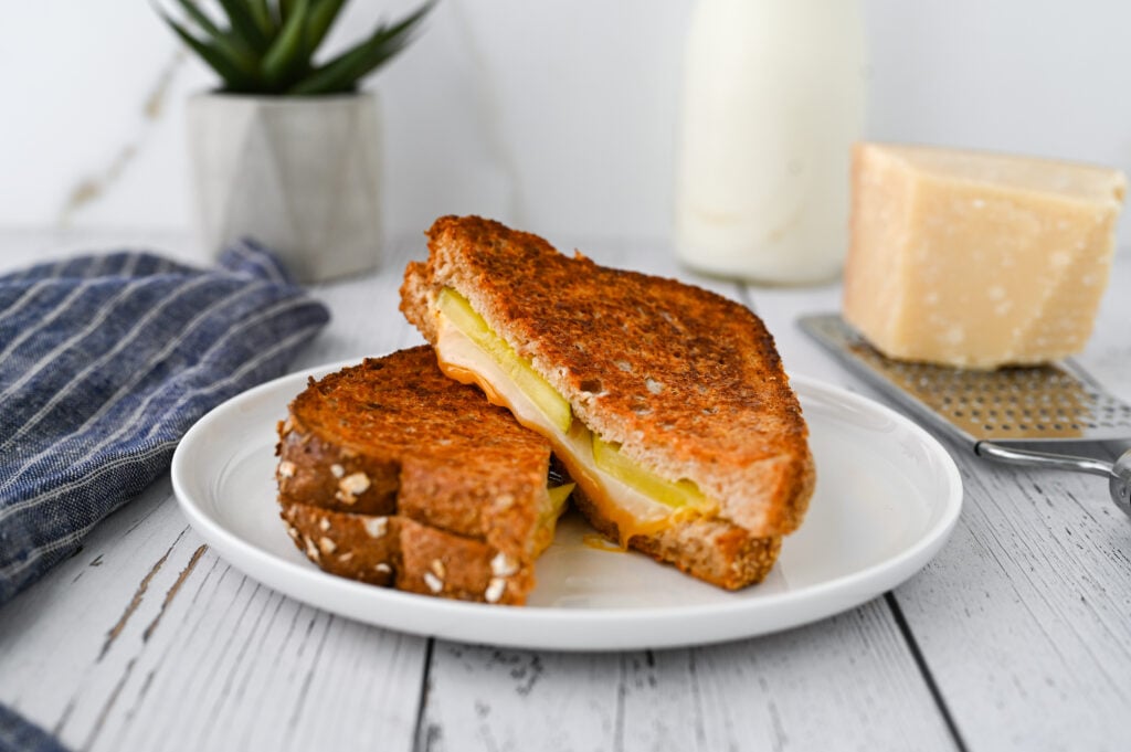 The secret to making the best grilled cheese sandwich includes a variety of cheeses and a few tricks