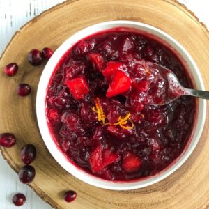 Cranberry sauce that is not from a can…. you can do it!