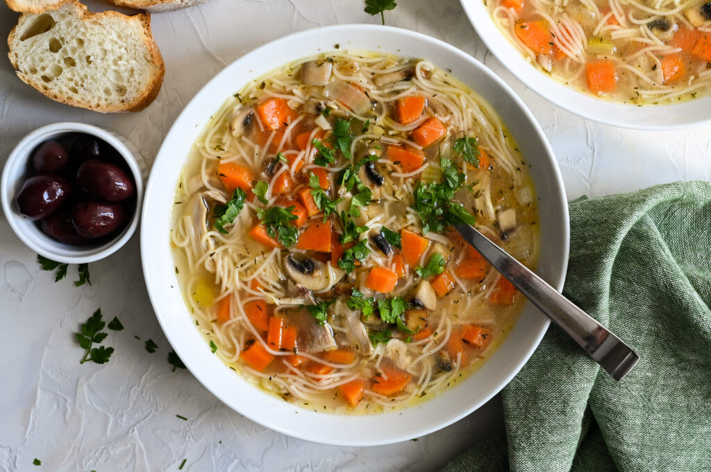 A perfect, easy chicken noodle soup! The only recipe you need for this classic soup!