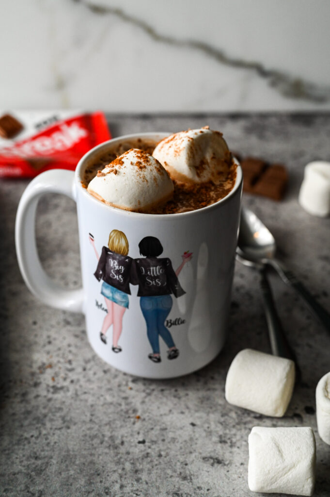 A rich and creamy hot chocolate