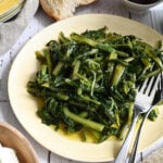Dandelion leaves are a Greek recipe staple. Delicious, nutritious, and depending on how you get them…free!