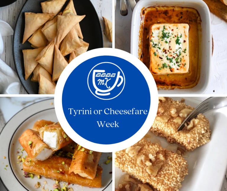 Tyrini or Cheesefare Week Meal Plan 2022