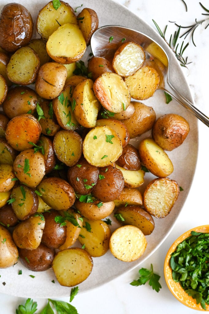 Easy roasted potatoes make a perfect side dish