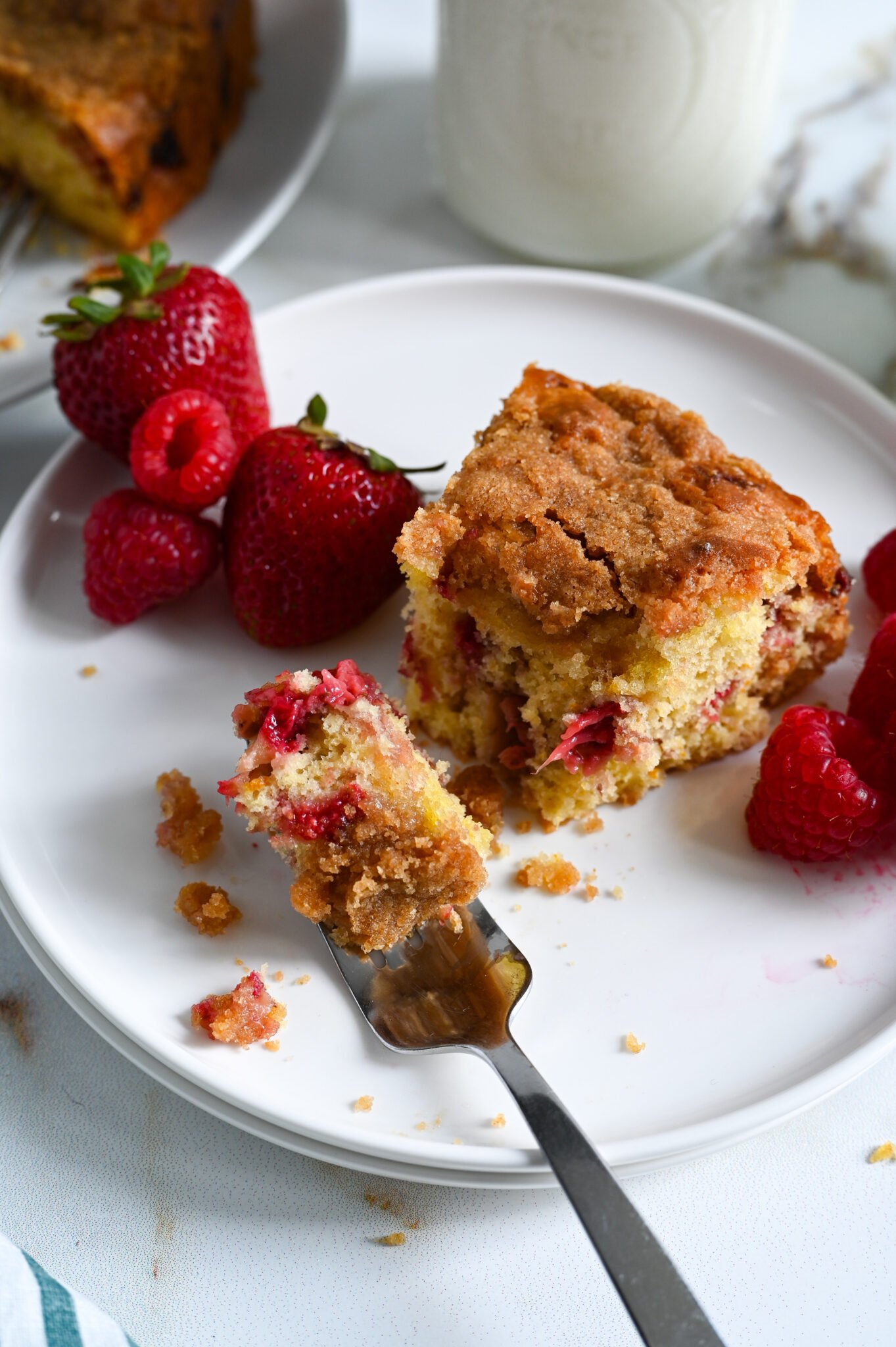 Mixed berry buckle Mia Kouppa, Traditional Greek recipes and more