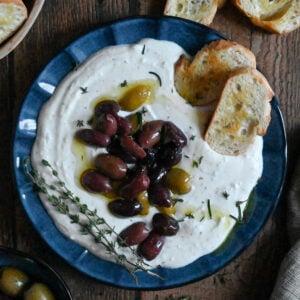 Easy and amazing whipped feta dip recipe.