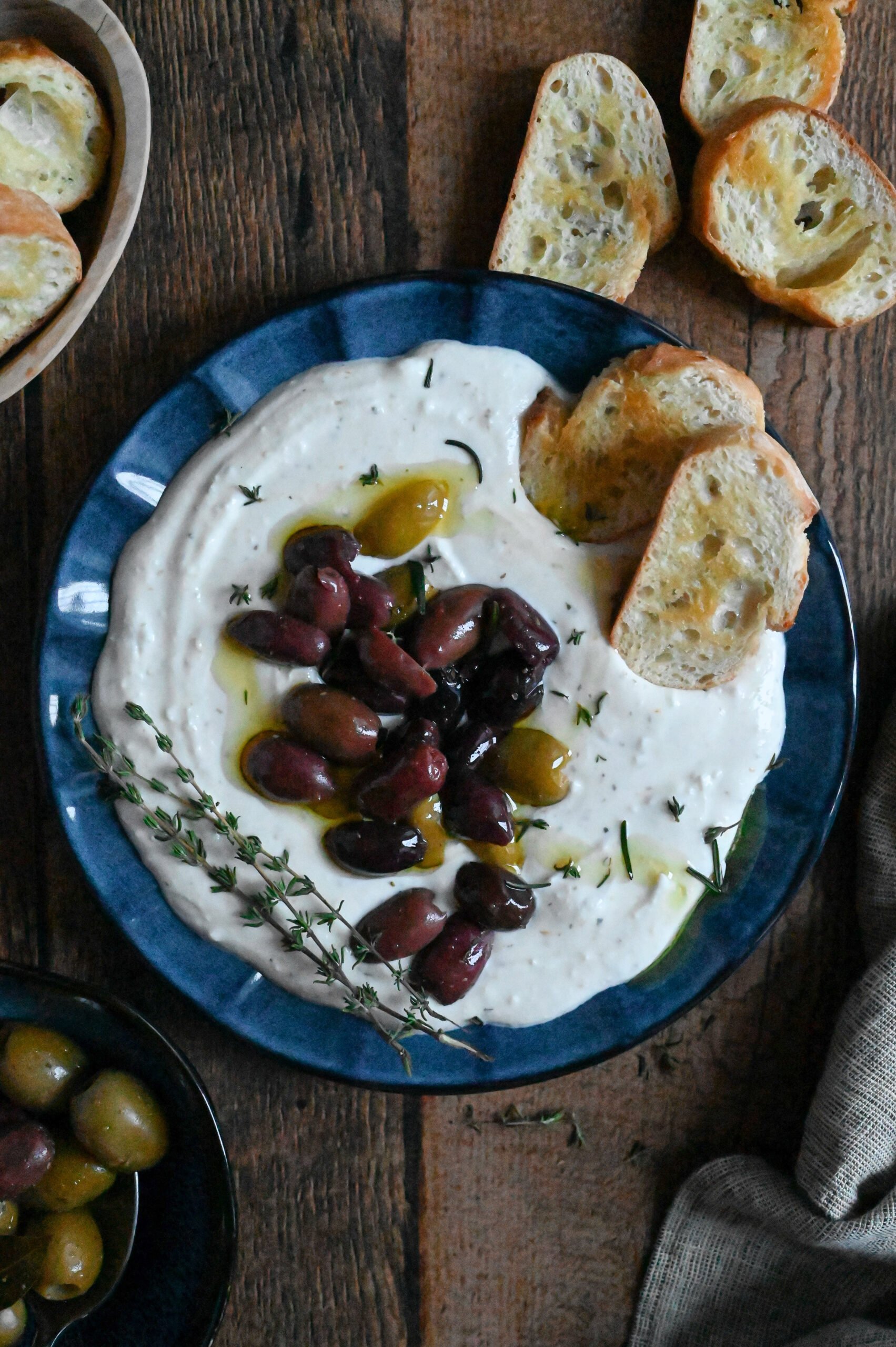 Easy and amazing whipped feta dip recipe.