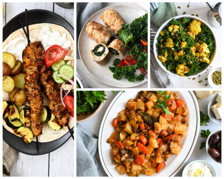 A month of Mediterranean diet meals
