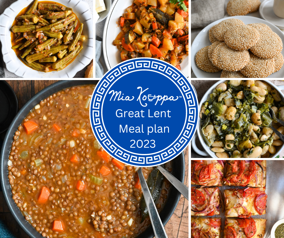 2023 Great Lent Meal Plan
