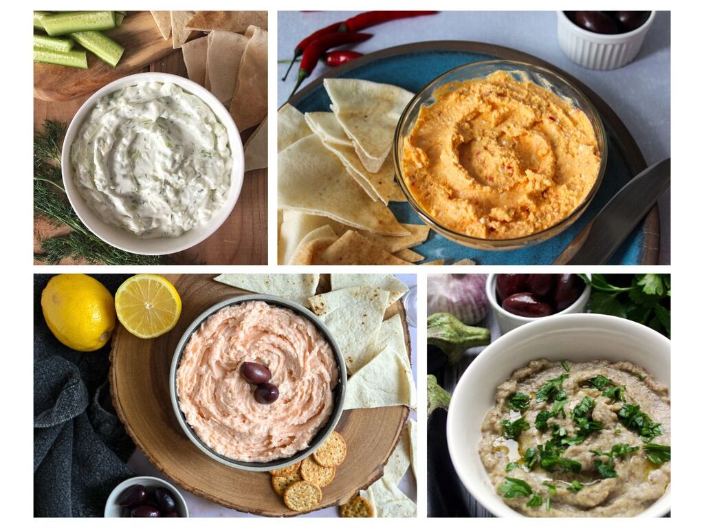 Best traditional Greek dips and spreads.