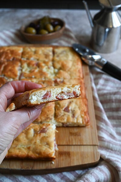 Greek ham and cheese pie (Zambonopita)