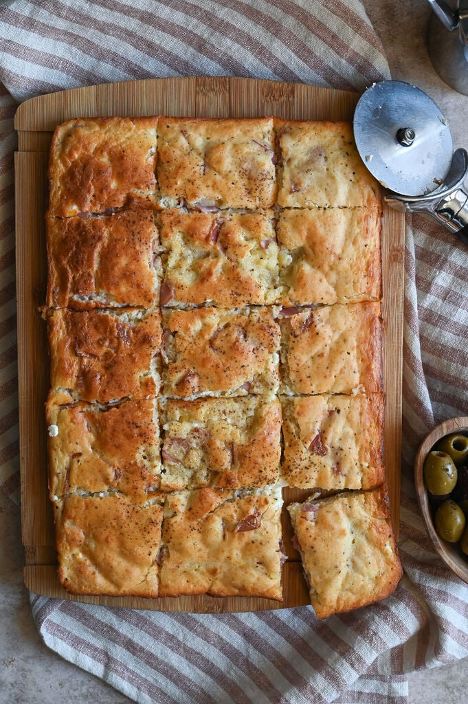 Greek ham and cheese pie (Zambonopita)