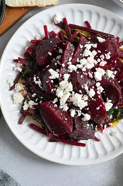 Roasted beet salad