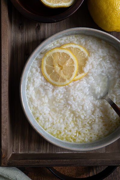 Lapas - Greek boiled rice porridge