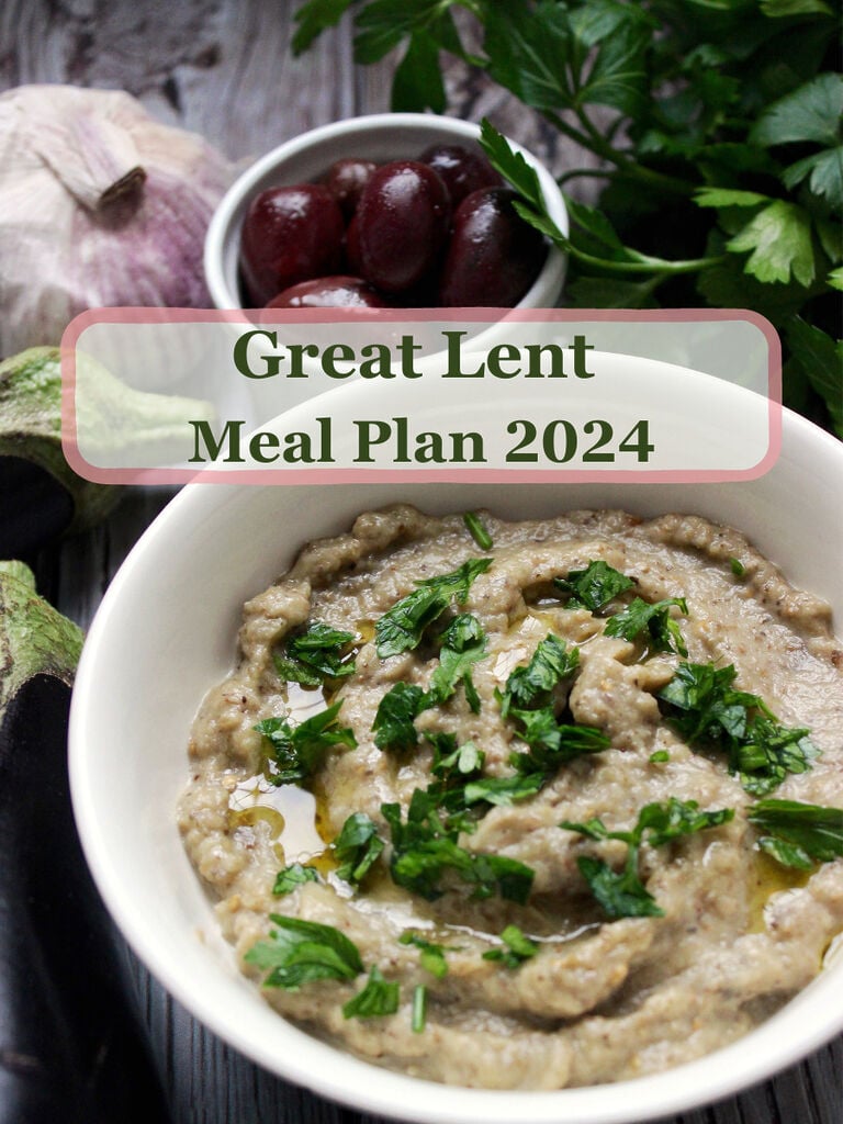 2024 Great Lent Meal Plan