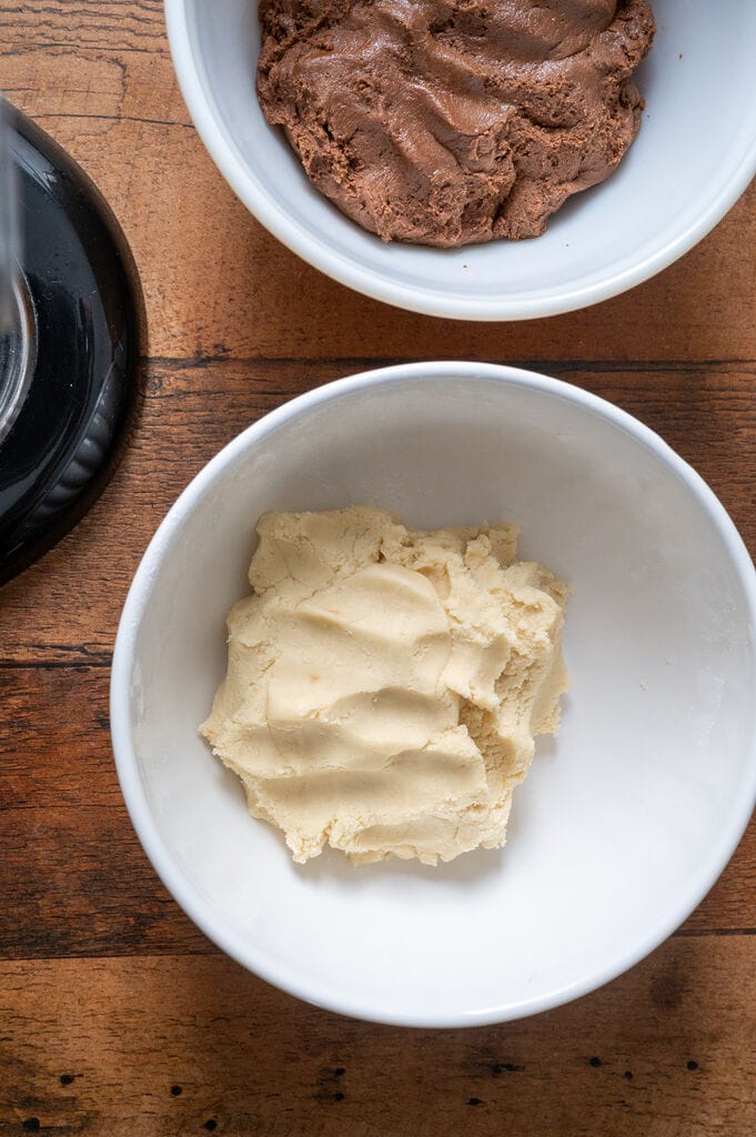 The white dough