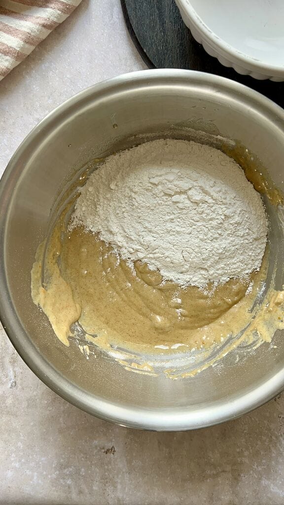 Adding more flour to cookie dough