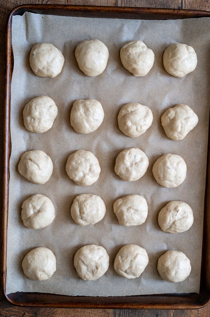 the dough for the Lazarakia
