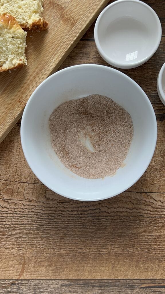 Cinnamon sugar.