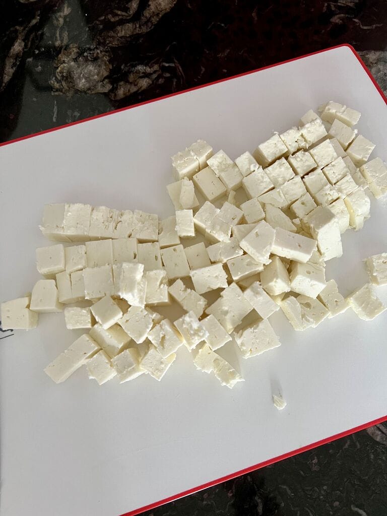 Feta in cubes